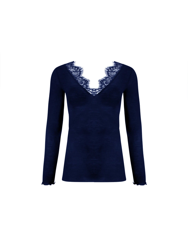 Lise Charmel - Plaisir Caresse Long Sleeve Top Pierre Bleue