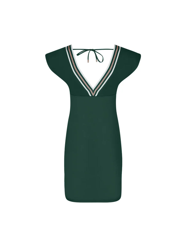 Lise Charmel Swimwear - Energie Nautique Short Sleeved Dress Cypres Nautique
