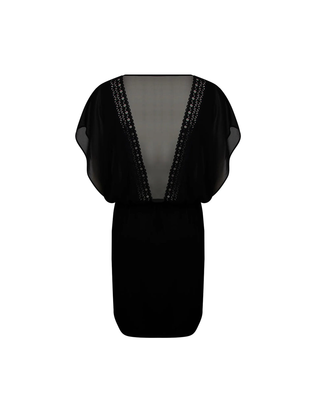Lise Charmel - Ajourage Couture Tunic Dress Cover-Up Noir Beach Dress Lise Charmel Swimwear 