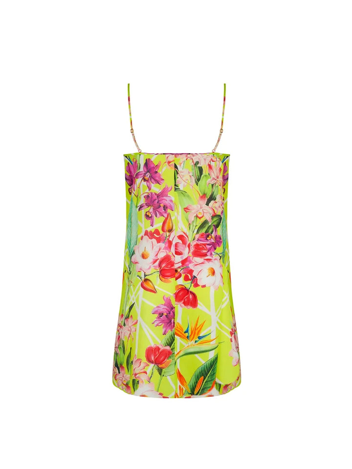 Lise Charmel Swimwear - Fleurs Splendeur Dress With Thin Straps Splendeur Lime