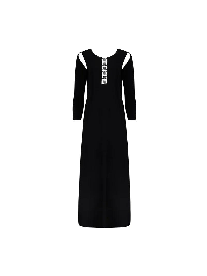 Lise Charmel Swimwear - Eclat D'argent Long Beach Dress Black Argent