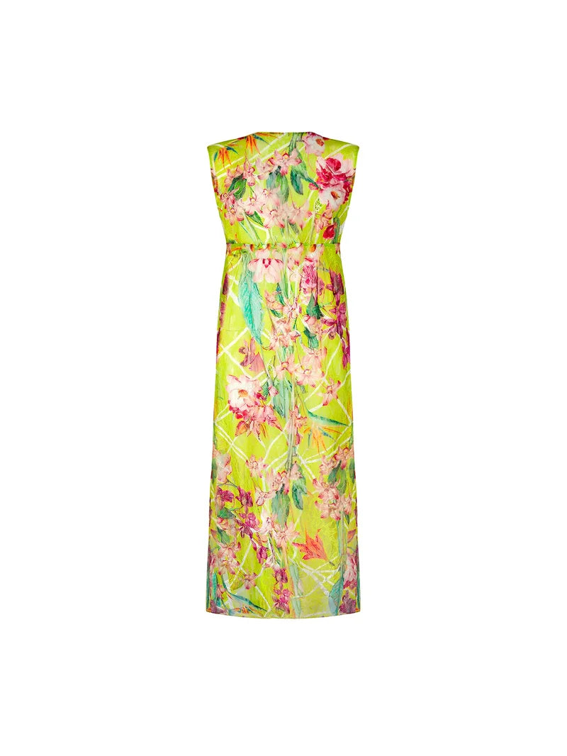 Lise Charmel Swimwear - Fleurs Splendeur Long Kimono Splendeur Lime