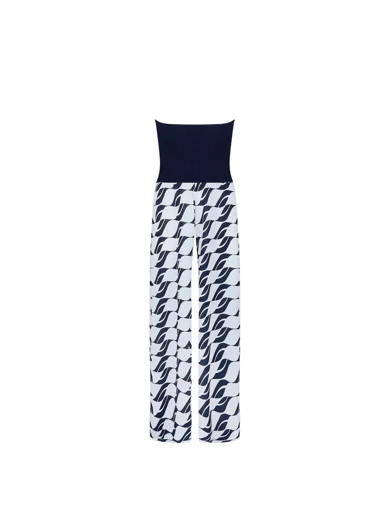 Lise Charmel Swimwear - Danse Des Vagues Bustier Jumpsuit Danse Blue