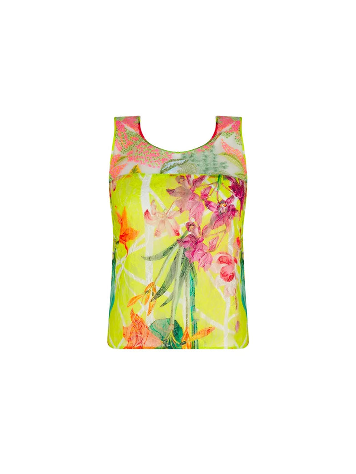 Lise Charmel Swimwear - Fleurs Splendeur Tank Top Splendeur Lime