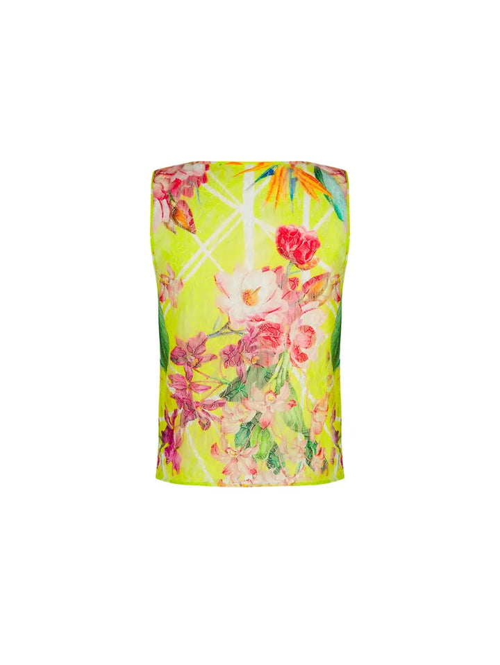 Lise Charmel Swimwear - Fleurs Splendeur Tank Top Splendeur Lime