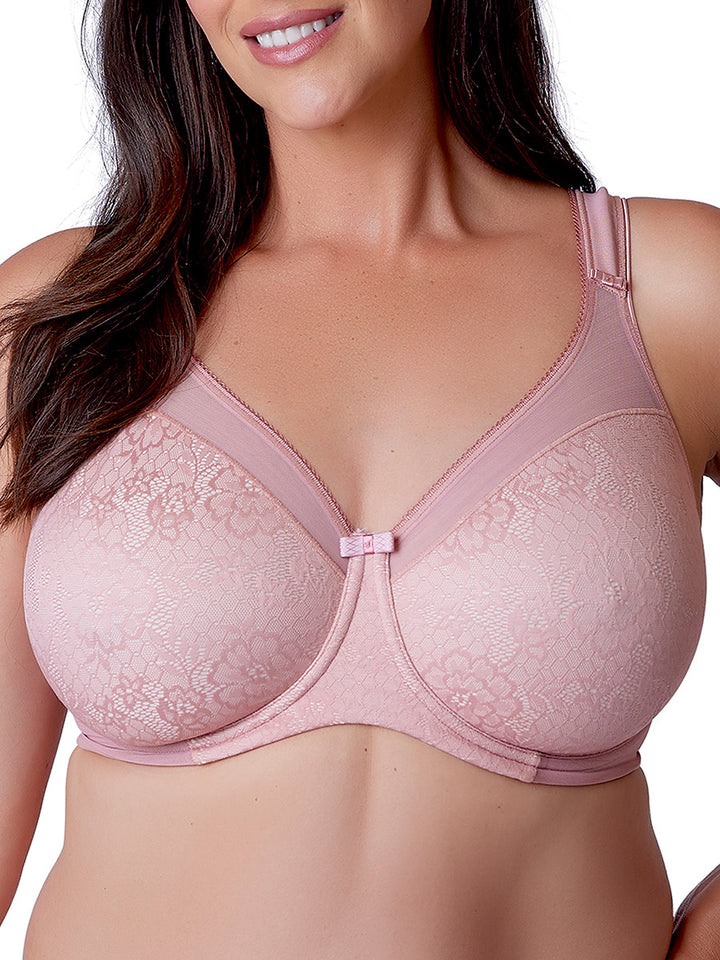 Berlei - Beauty Lace Underwired Smoothing Bra Ash Rose