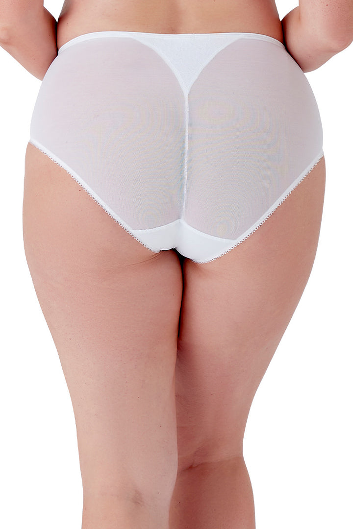 Berlei - Beauty Lace Deep Brief White