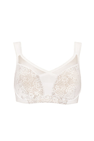 Berlei - Beauty Lace Non Wired Minimiser Bra White