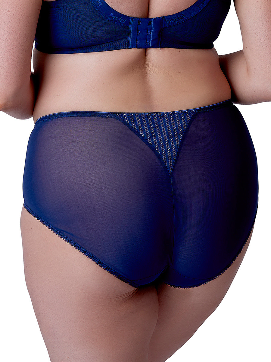 Berlei - Beauty Stripe Deep Brief Deep Blue