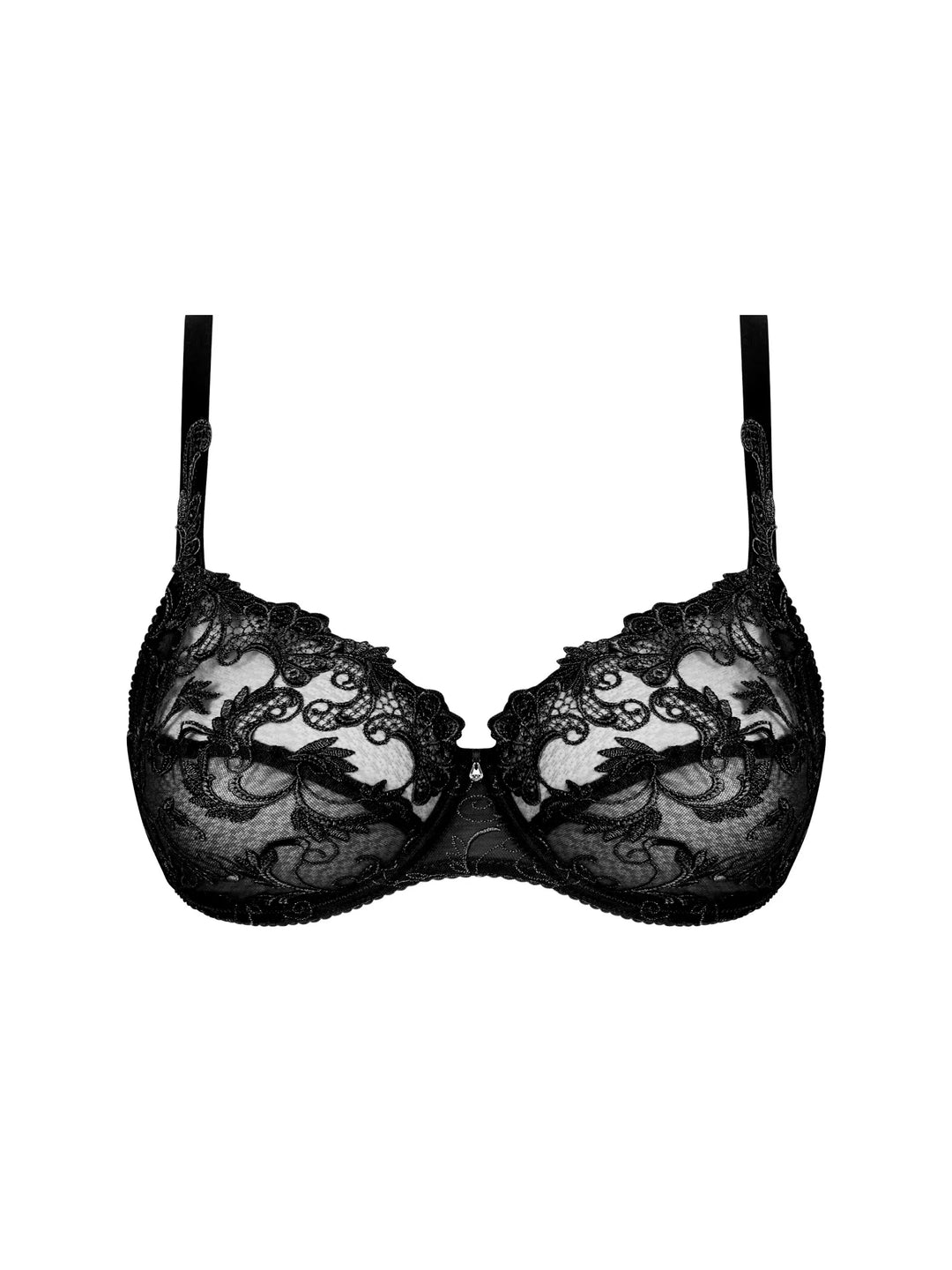 Lise Charmel - Dressing Floral 3 Parts Full Cup Bra Noir