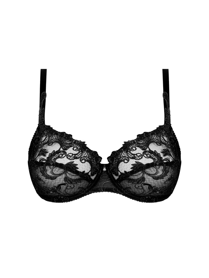 Lise Charmel - Dressing Floral 3 Parts Full Cup Bra Noir