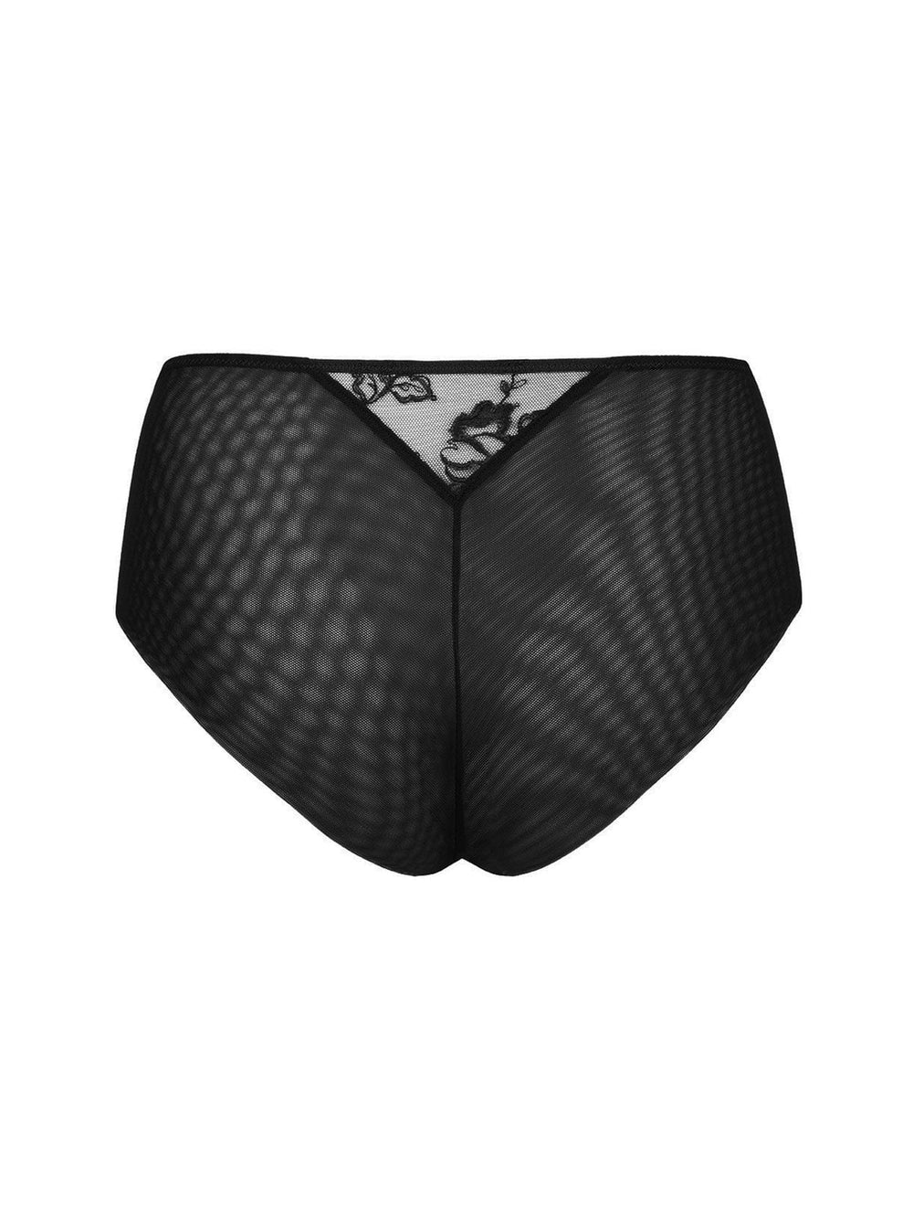 Lise Charmel - Sublime En Dentelle Lace Boyshort Noir Shorty Lise Charmel