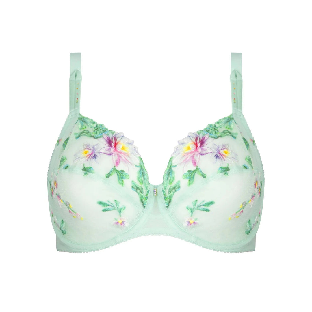 Lise Charmel Amour Nymphea 3 Parts Full Cup Bra - Jade Aqua Full Cup Bra Lise Charmel 