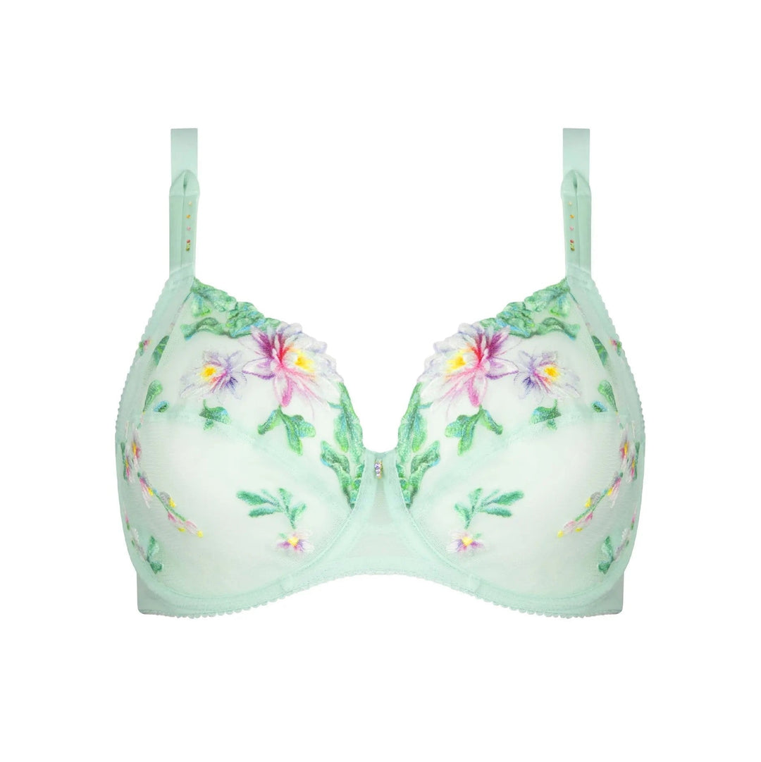 Lise Charmel Amour Nymphea Reggiseno a coppa intera in 3 parti - Reggiseno a coppa intera Jade Aqua Lise Charmel