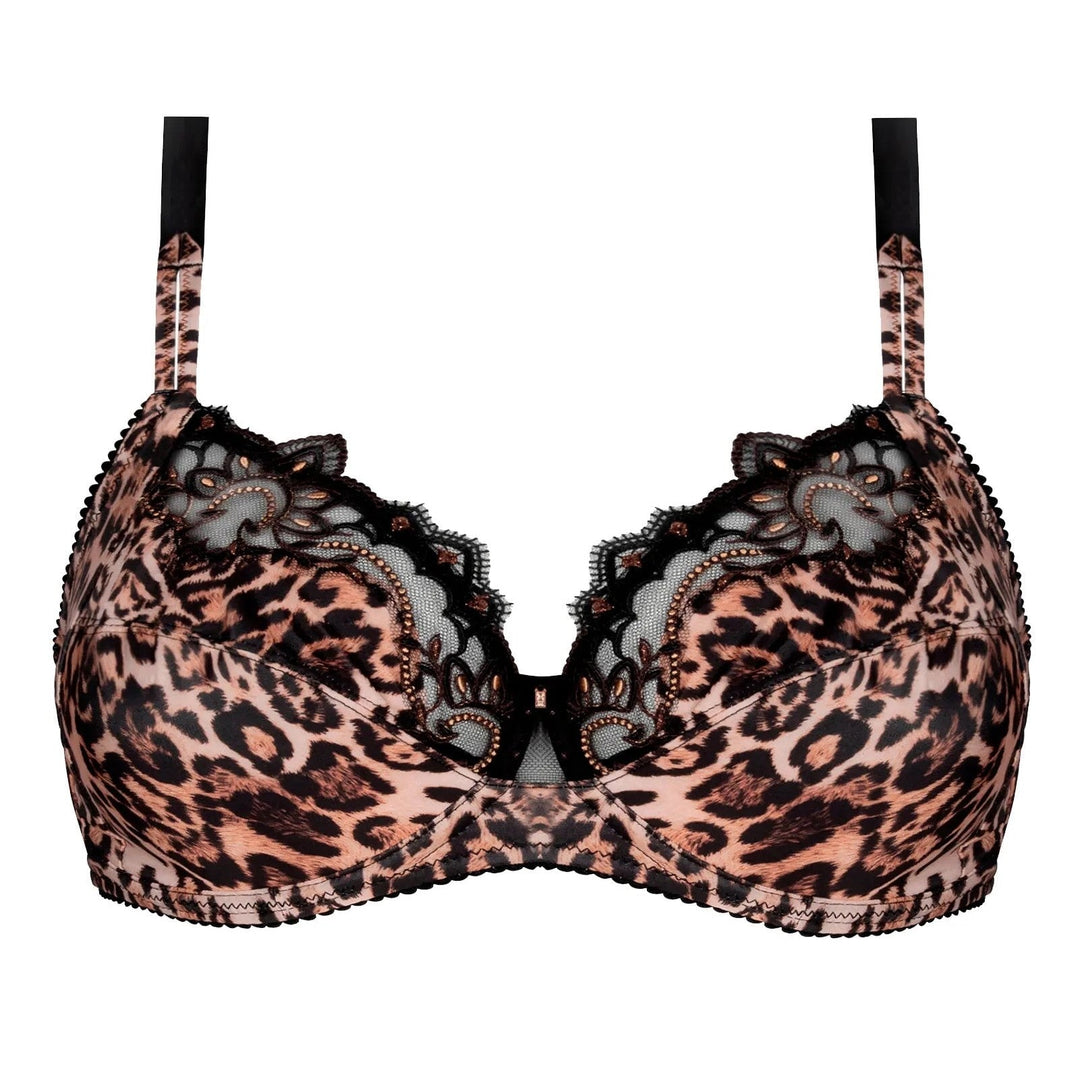 Lise Charmel - Fauve Amour 3 Parts Full Cup Bra Ambre Panthere Full Cup Bra Lise Charmel 