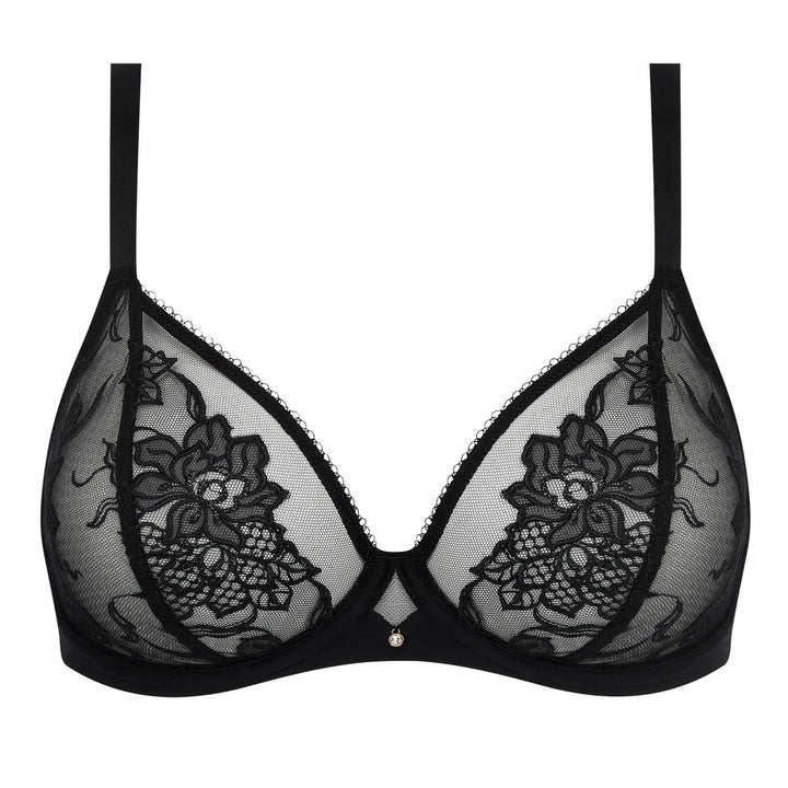 Lise Charmel - Soutien-gorge Triangle à Armatures Adorable En Sexy Noir