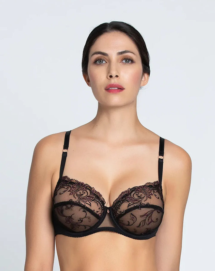 Lise Charmel - Charme Secret Half Cup Bra Charme Noir