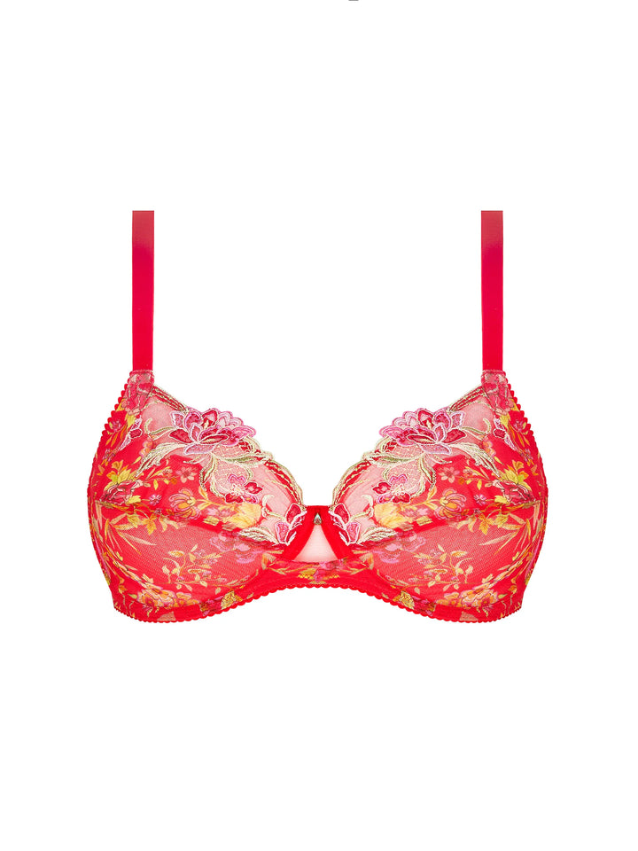 Lise Charmel - Foret Rubis 3 Parts Full Cup Bra Santal Rouge
