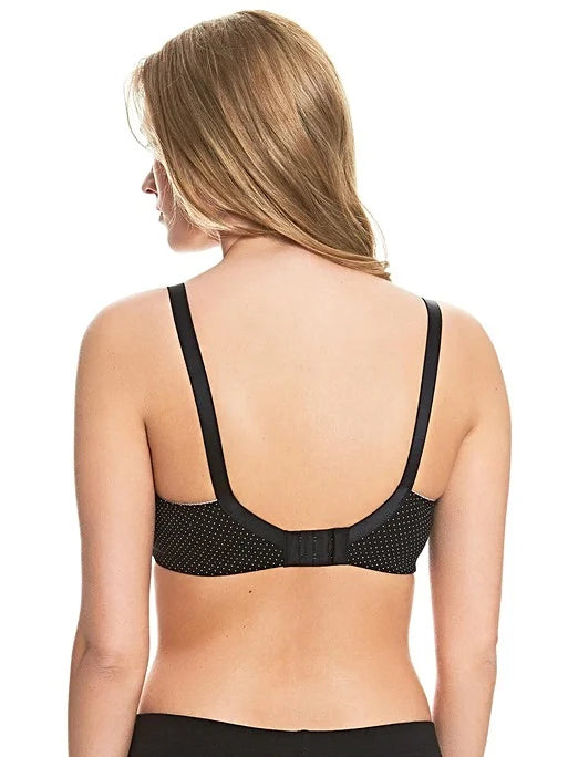 Royce - Blossom Crop Or Plunge Bra Black / White