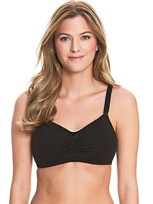 Royce - Blossom Crop Or Plunge Bra Black / White