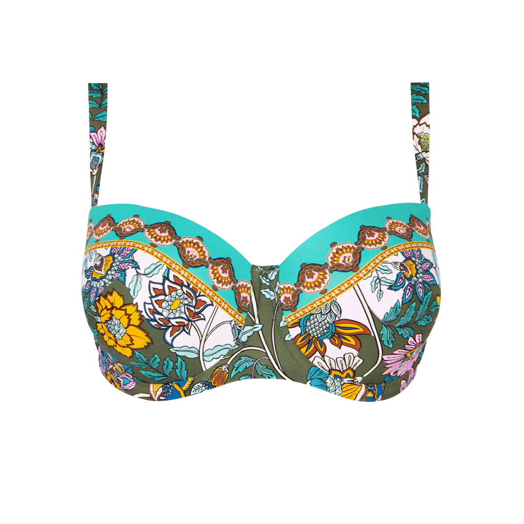 Lise Charmel - Fleur Persane Padded Bikini Top Bronze Persanne Padded Bikini Lise Charmel Swimwear 