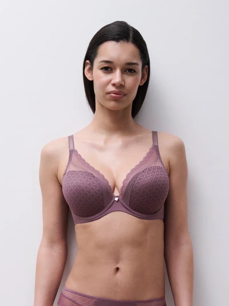 Chantelle EasyFeel - Norah Chic Plunge T-Shirt Bra Hyacinth