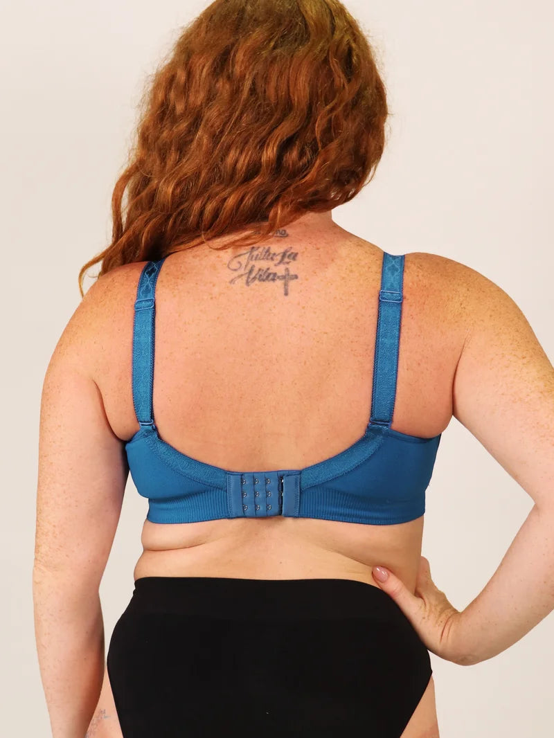 Cake Maternity - Popping Candy Seamless Wire-free Maternity & Nursing Bra Cobalt Blue