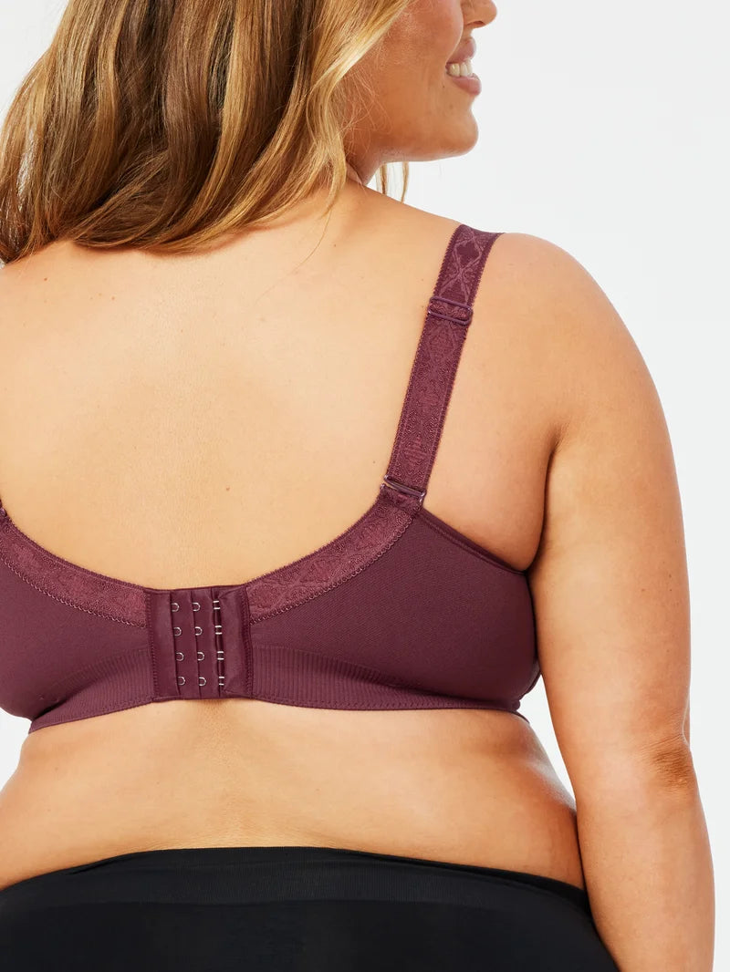Cake Maternity - Popping Candy Seamless Wire-free Maternity & Nursing Bra Plum