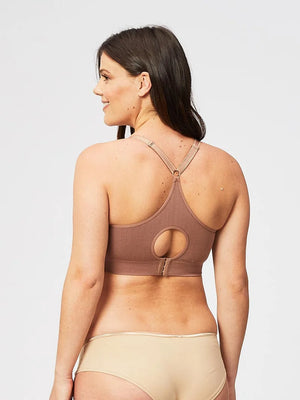 Cake Maternity - Tutti Fruitti Petitie Wireless Foam Plunge Bra Mocha
