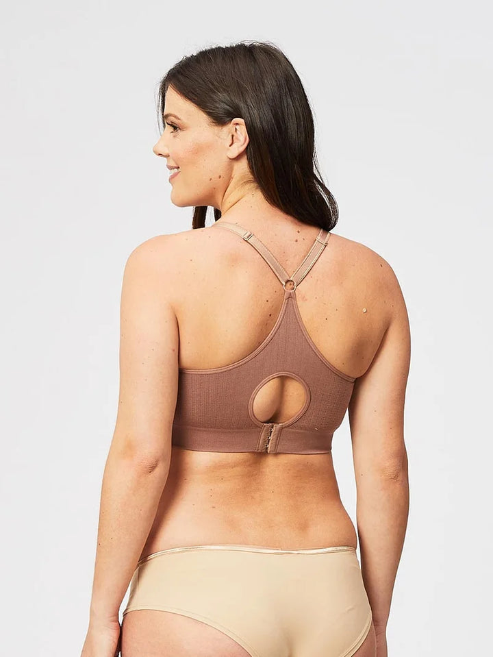 Cake Maternity - Tutti Fruitti Petitie Wireless Foam Plunge Bra Mocha