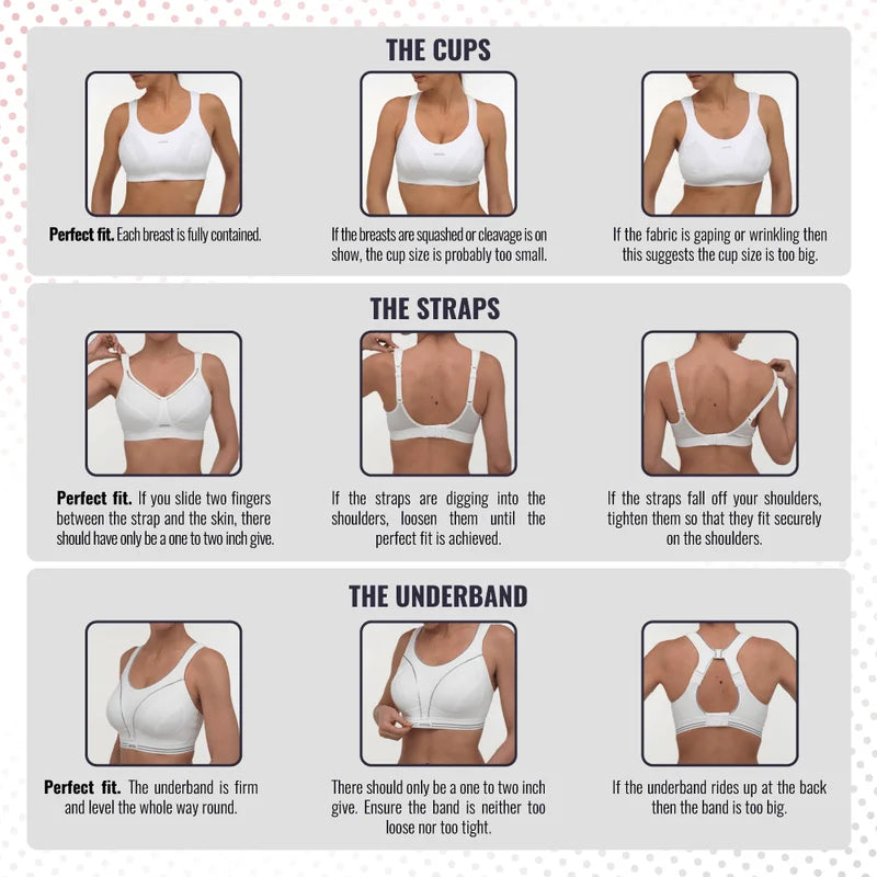 Shock Absorber - Ultimate Run Bra White/Silver