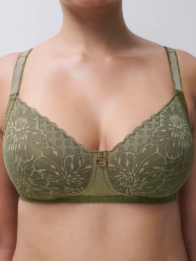 Chantelle - Sublime Wirefree Support Bra Army Khaki