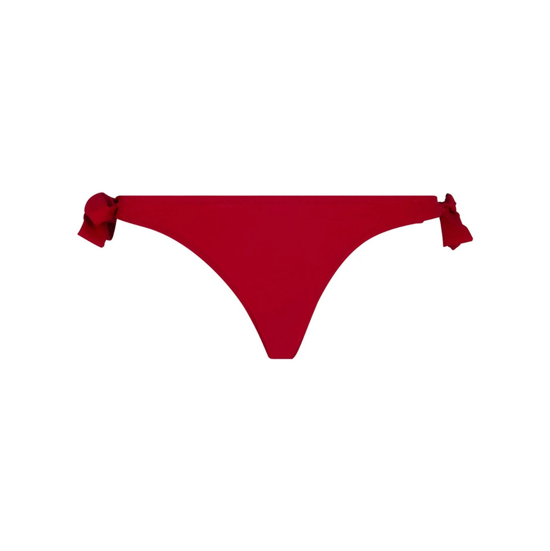 Antigel Swimwear - Bikini La Chiquissima à côtés étroits Mer Rouge Mini Bikini Slip Antigel Swimwear by Lise Charmel