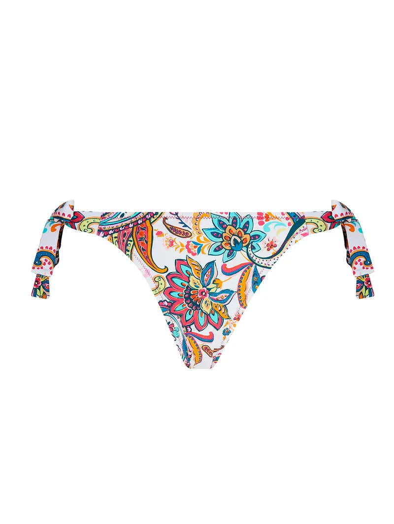 Antigel Swimwear By Lise Charmel - La Bayadere Bikini With Narrow Sides Blanc Flashy