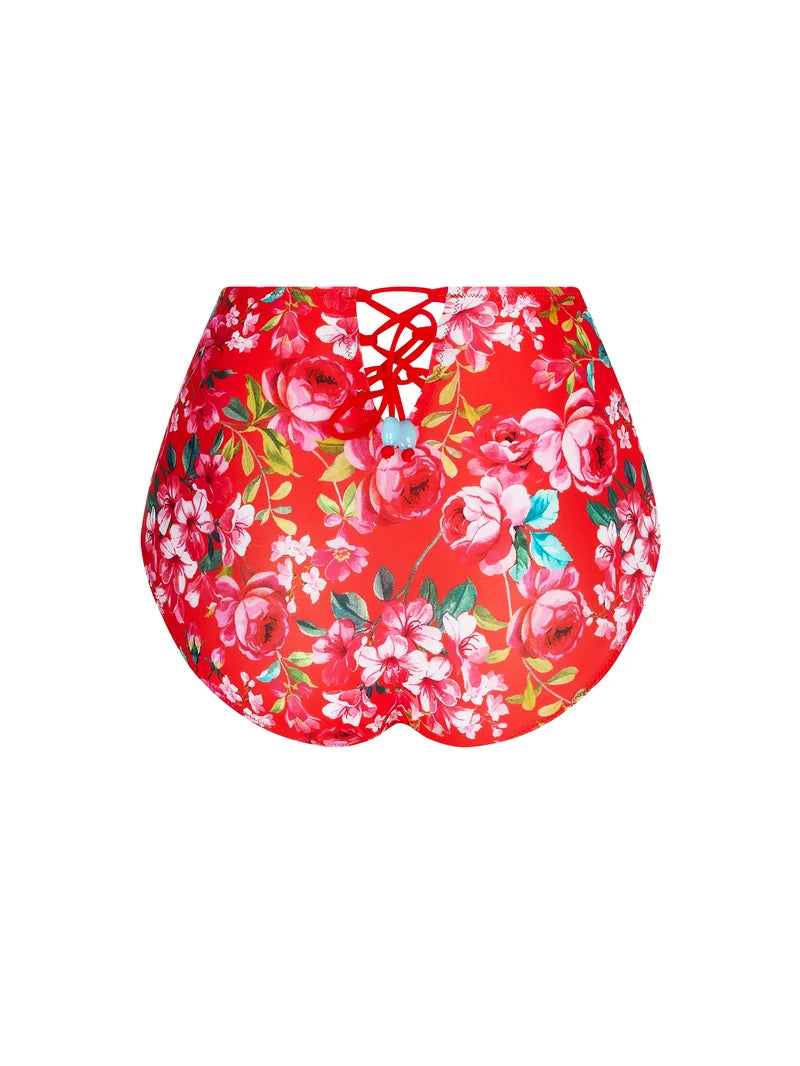 Antigel Swimwear by Lise Charmel - La Cherie Forever High Waist BIkini Rouge Cherie