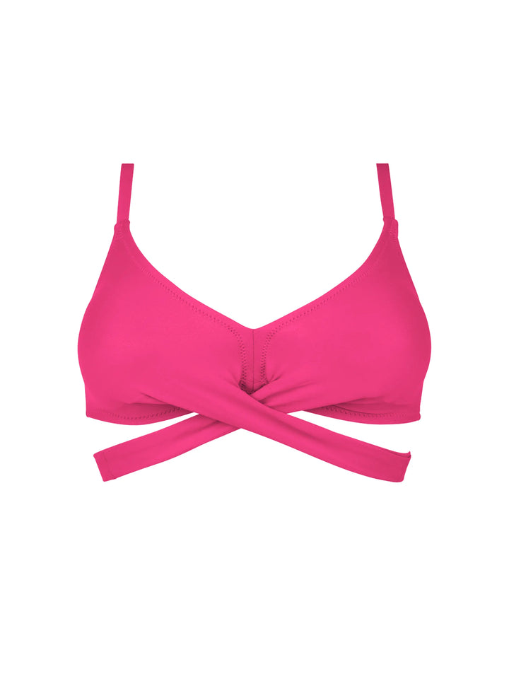 Antigel Swimwear by Lise Charmel - La Chiquissima Soft Padded Triangle Bikini With Ties Azalée Chic