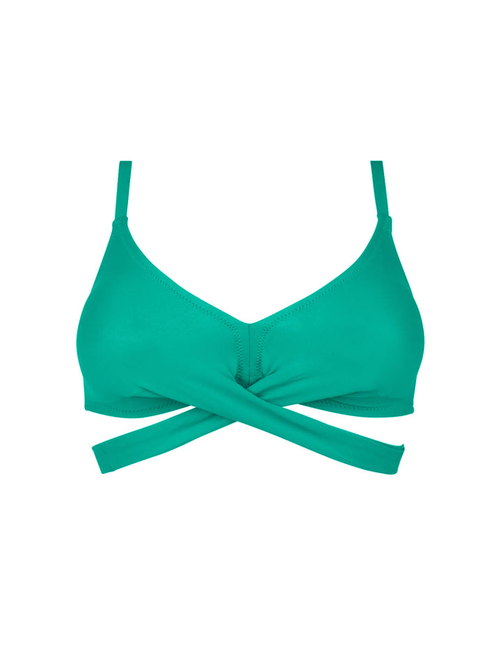 Antigel Swimwear By Lise Charmel - La Chiquissima Triangle Soft Foam With Ties Mer Emeraude