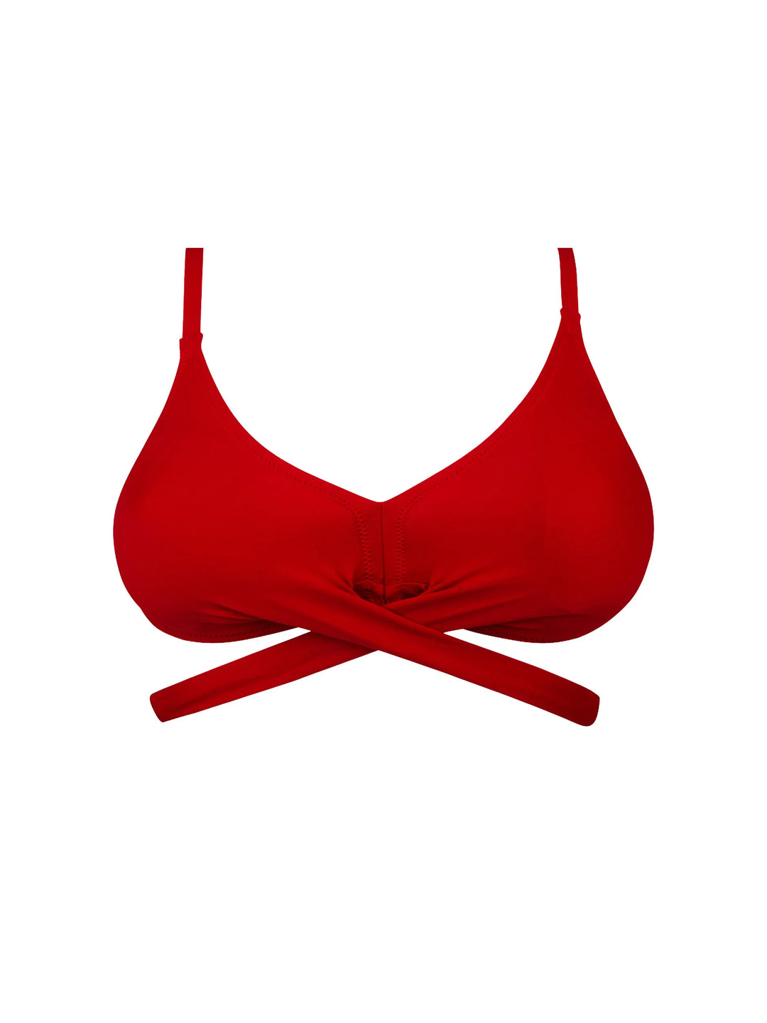 Antigel Swimwear by Lise Charmel - La Chiquissima Triangle Soft Foam With Ties Rouge