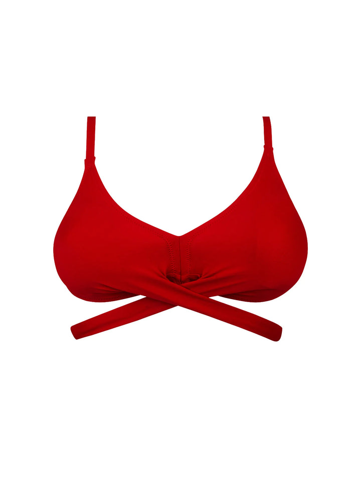 Antigel Swimwear by Lise Charmel - La Chiquissima Triangle Soft Foam With Ties Rouge