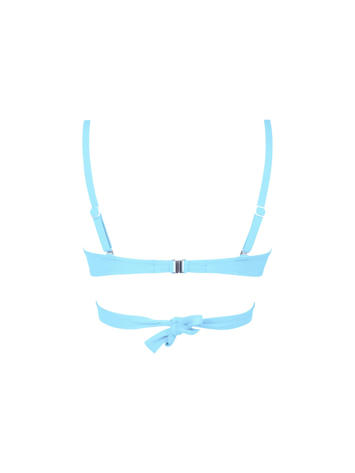 Antigel Swimwear by Lise Charmel - La Chiquissima Soft Padded Triangle Bikini With Ties Turquoise Chic