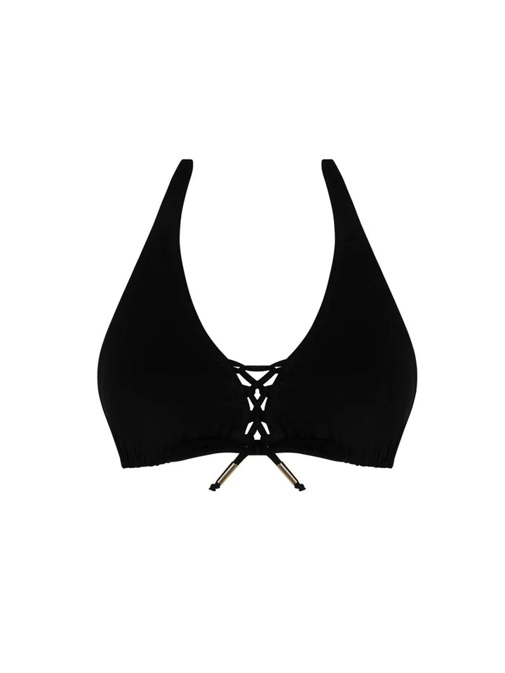 Antigel Swimwear by Lise Charmel - La Glam Tonique Soft Padded Triangle With Ties Noir