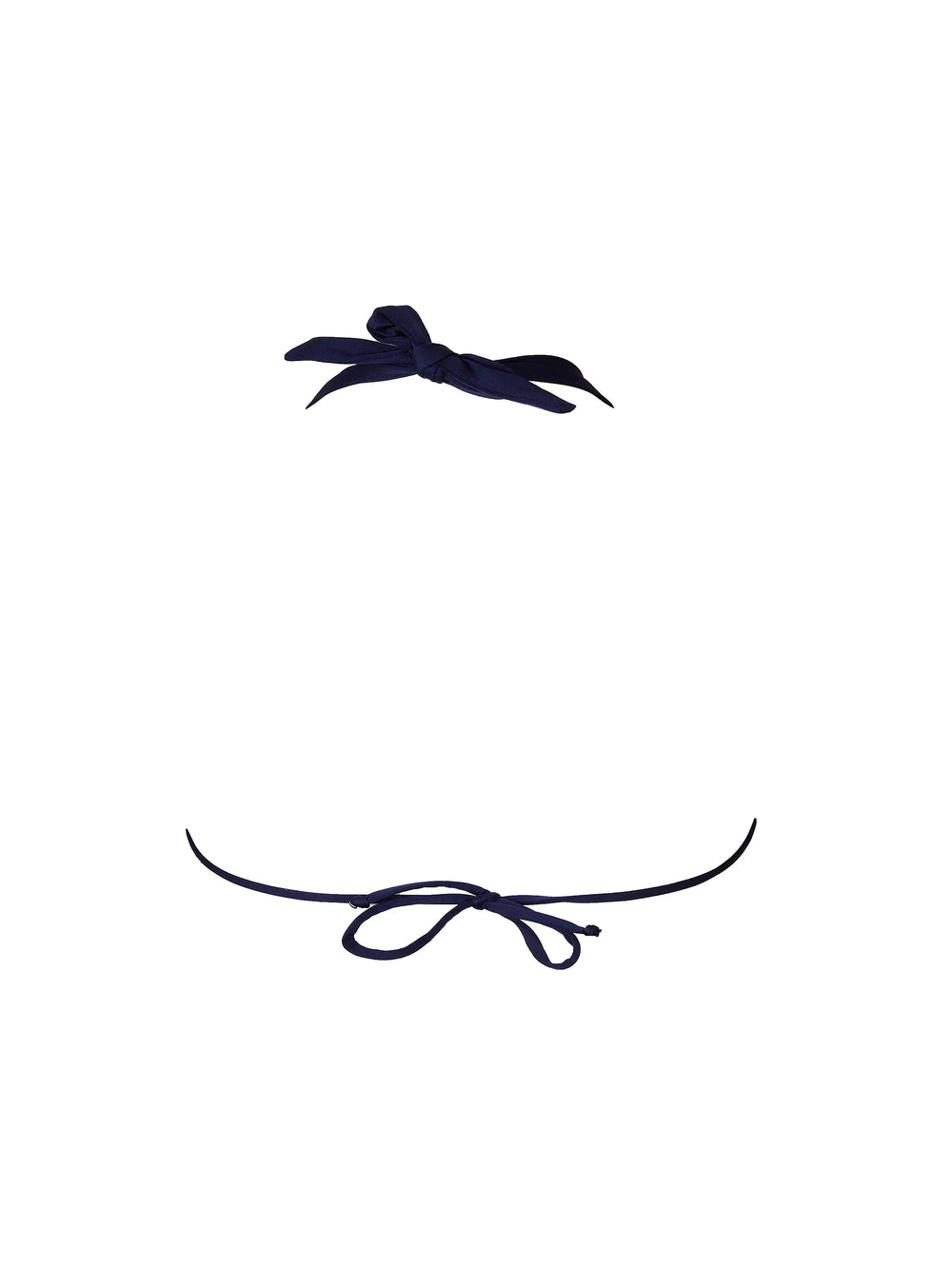 Antigel Swimwear by Lise Charmel - La Skippeuse Triangle Soft Pad With Ties Marine Skippeuse