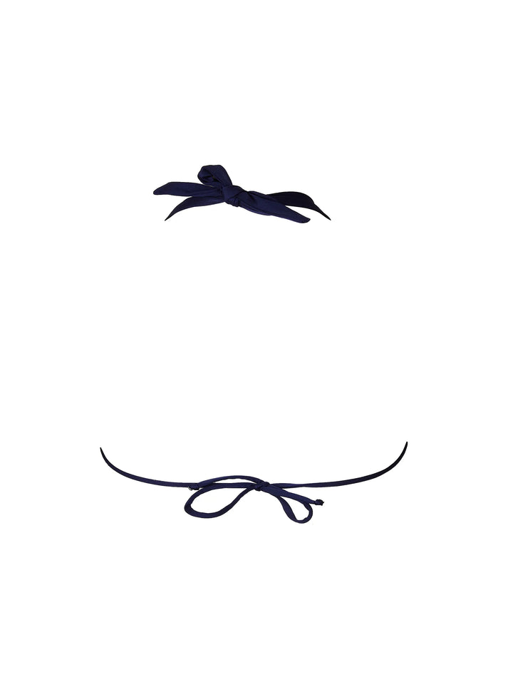 Antigel Swimwear by Lise Charmel - La Skippeuse Triangle Soft Pad With Ties Marine Skippeuse