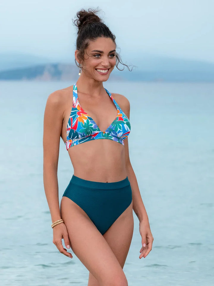 Antigel Swimwear by Lise Charmel - La Flaneuse Triangle Soft Pad With Ties Papiers Decoupes