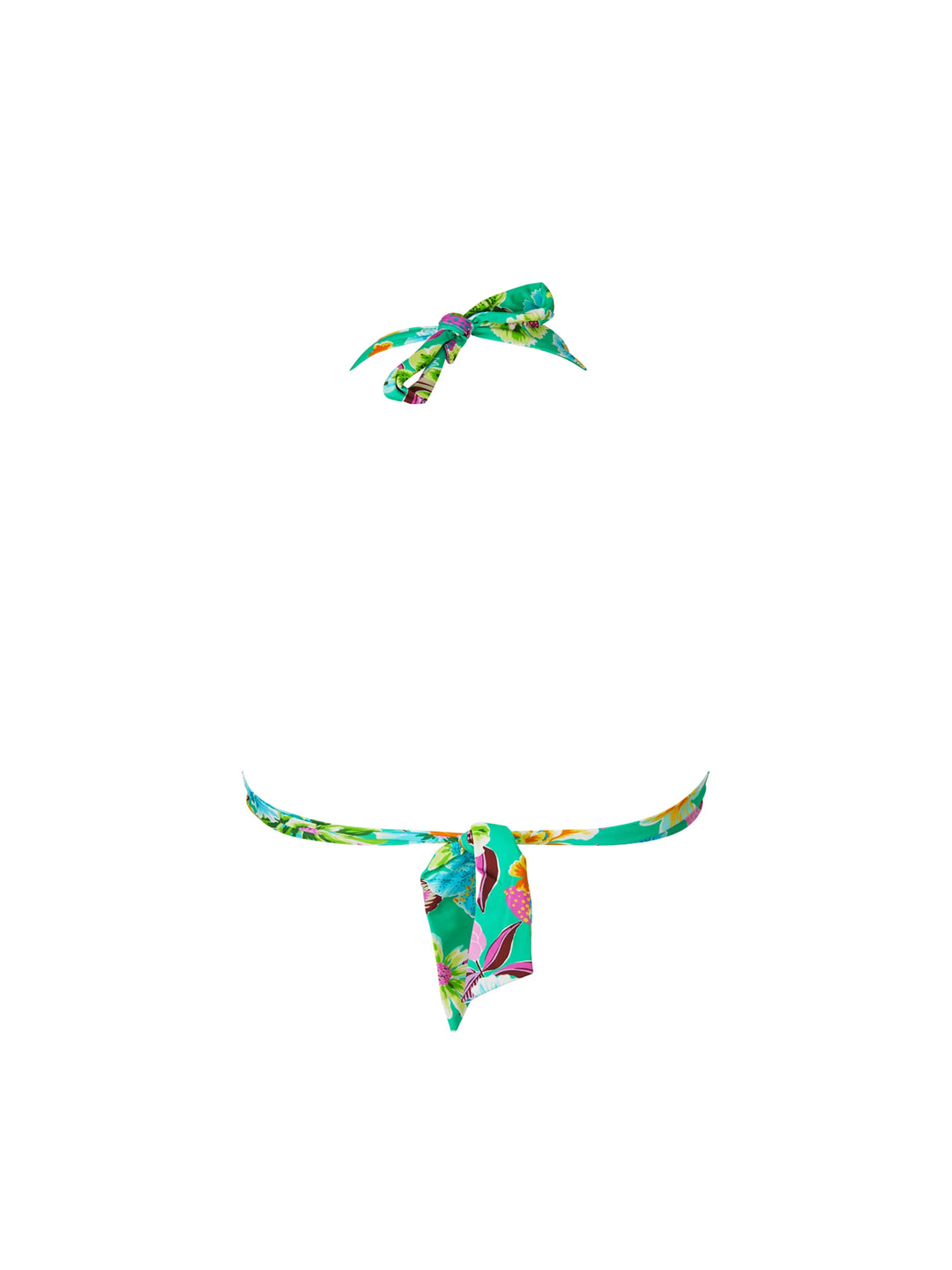 Antigel Swimwear by Lise Charmel - La Feminissima Triangle Soft Pad With Ties Vert Emeraude