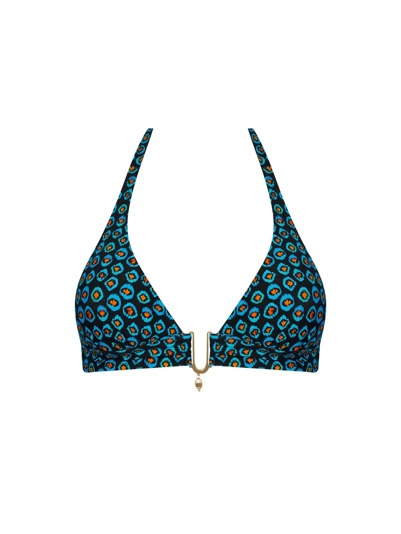 Antigel Swimwear by Lise Charmel - La Vagabonde Triangle Soft Pad With Ties Pois Soleil