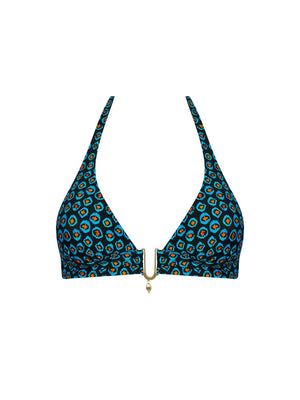 Antigel Swimwear by Lise Charmel - La Vagabonde Triangle Soft Pad With Ties Pois Soleil
