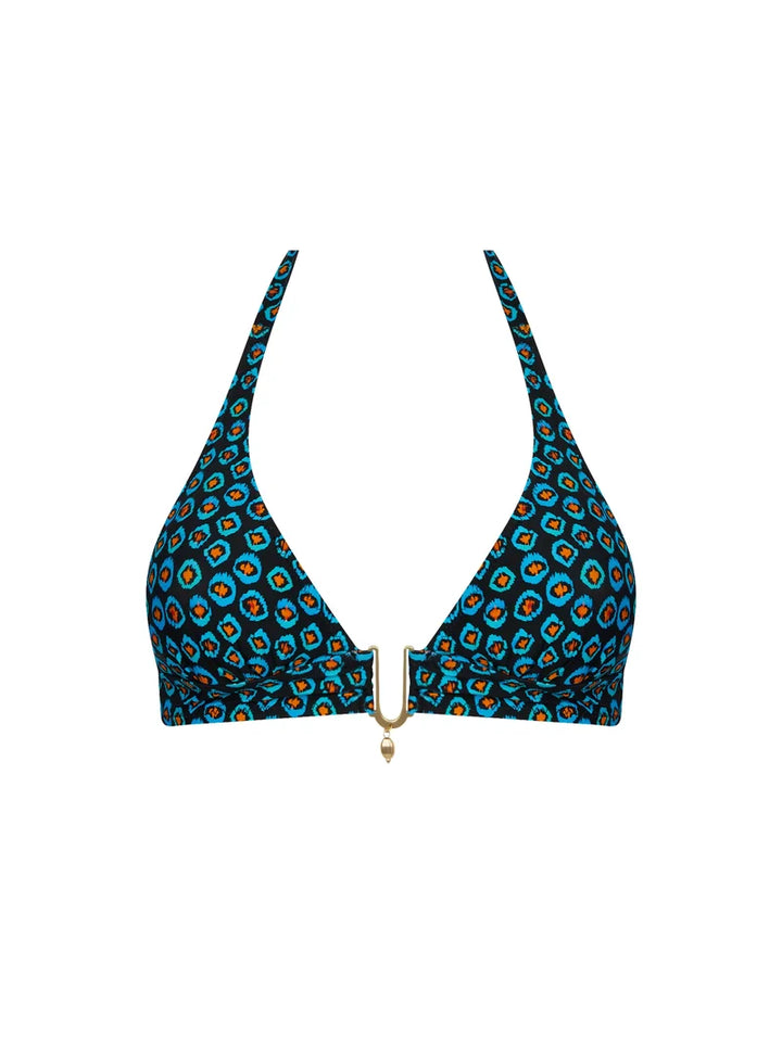 Antigel Swimwear by Lise Charmel - La Vagabonde Triangle Soft Pad With Ties Pois Soleil