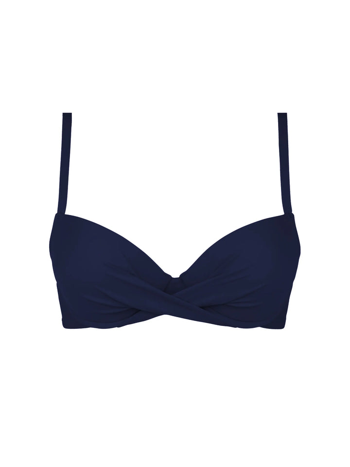 Antigel Swimwear By Lise Charmel - La Chiquissima Padded Bikini Top Mer Marine
