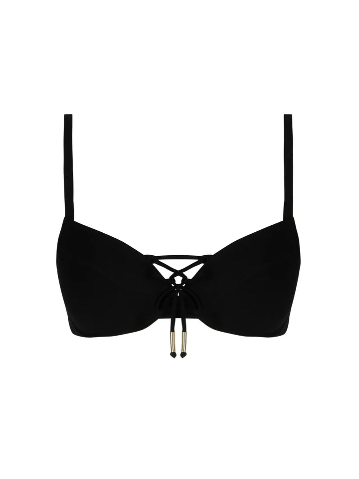 Antigel Swimwear by Lise Charmel - La Glam Tonique Padded Bikini Top Noir